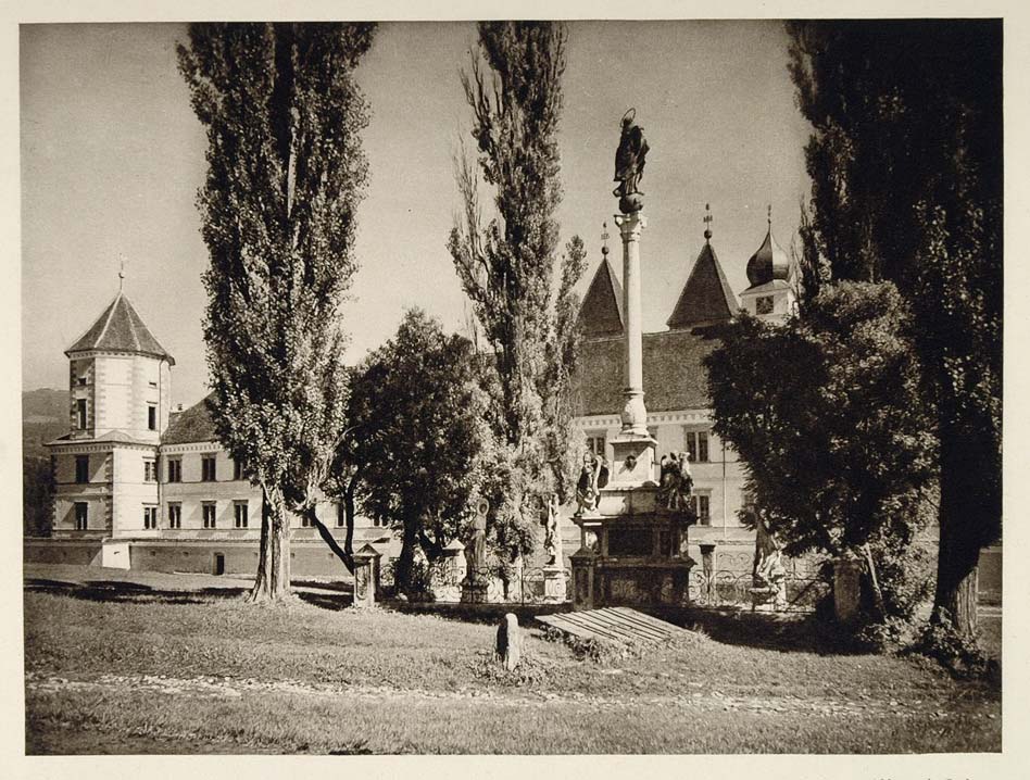 1928 Seckau Abbey Abtei Austria Benedictine Monastery - ORIGINAL GER1