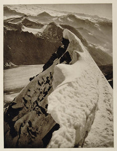 1928 Kleinglockner Austria Glockner Mountain Peak Alps - ORIGINAL GER1