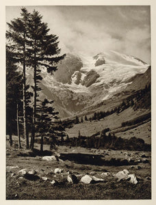 1928 Fusch Fuscher Valley Austria Hohe Tauern Alps - ORIGINAL PHOTOGRAVURE GER1