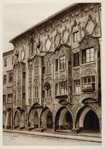 1925 Weinhaus Wasserburg am Inn Germany Kurt Hielscher - ORIGINAL GER2