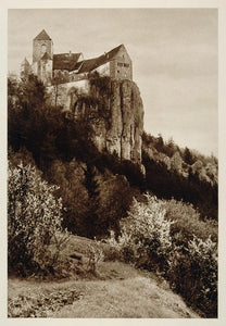 1925 Schloss Prunn Castle Altmuhl Valley Germany NICE - ORIGINAL GER2