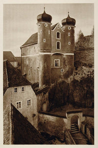1925 Schloss Parsberg Bavarian Castle Bavaria Germany - ORIGINAL GER2