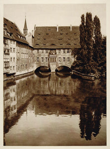 1925 Geistspital Holy Spirit Hospital Nuremberg Germany - ORIGINAL GER2