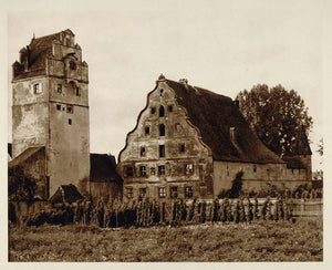 1925 Nordlinger Tor Gate Stadtmuhle Dinkelsbuhl Germany - ORIGINAL GER2