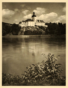 1934 Persenbeug Castle Danube River Austria Osterreich - ORIGINAL GER4