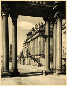 1934 Potsdam Town Hall Germany Atlas Colonnade Bouman - ORIGINAL GER4