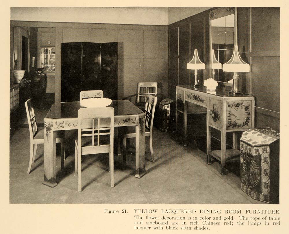 1930 Dining Room Furniture
