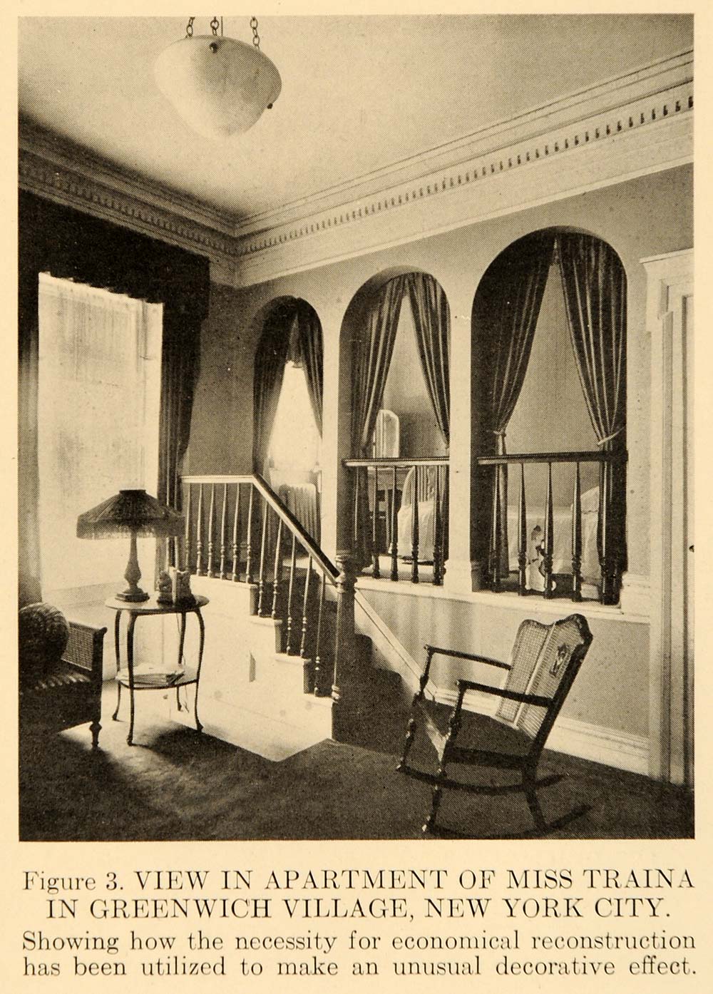 1918 Photograph Greenwich Village Interior Design Ideas - ORIGINAL GF1
