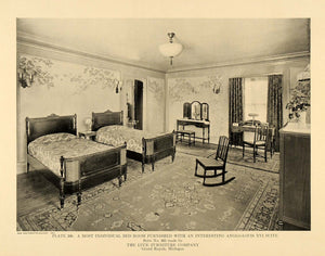 1919 Print Luce Furniture Anglo-Louis XVI Bedroom Set - ORIGINAL HISTORIC GF1