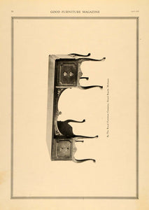 1919 Ad Royal Furniture Long Wooden Table Drawers Inlay - ORIGINAL GF1