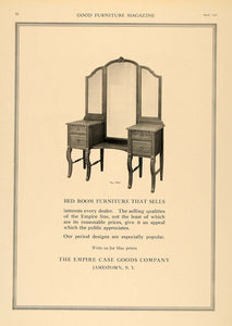 1918 Ad Bedroom Furniture Vanity Empire Case Goods 552 - ORIGINAL GF1