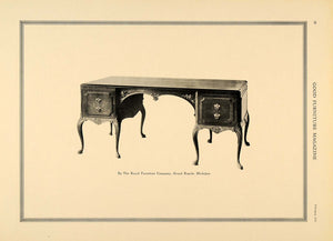 1919 Ad Sideboard Buffet Table Royal Furniture Company ORIGINAL HISTORIC GF1
