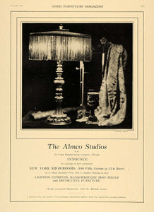 1920 Ad Art Lamp Manufacturing Almo Lamp Home Decor - ORIGINAL ADVERTISING GF1