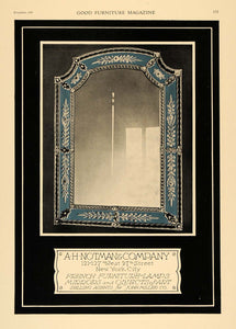 1920 Ad Notman French Furniture Lamps Mirror Home Decor - ORIGINAL GF1