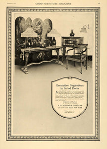 1919 Ad A. H. Notman Period Replica Furniture Pieces - ORIGINAL ADVERTISING GF2