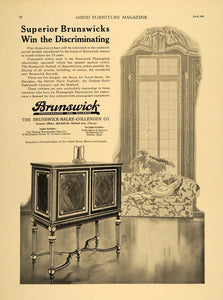 1921 Ad Brunswick-Balke-Collender Co. Phonograph Record - ORIGINAL GF4