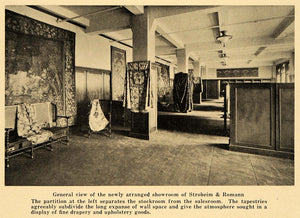 1920 Print Showroom Display Fabrics Stroheim Romann - ORIGINAL HISTORIC GF4
