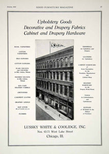 1918 Ad Lussky White Coolidge Building Store 65-71 West Lake Street Chicago GF5