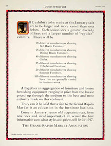 1916 Ad Grand Rapids Furniture Market January Exhibit Medieval Pilgrimage GF5 - Period Paper
 - 4
