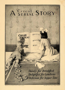 1910 Ad Cream Of Wheat E B Bird Artist Breakfast Cereal - ORIGINAL GH2