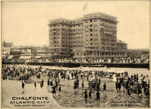 1911 Ad Chalfonte-Haddon Hall Hotel Atlantic City Beach - ORIGINAL GH2