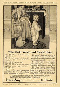 1909 Ad Procter & Gamble Ivory Soap Alice B Winter Baby - ORIGINAL GH2