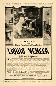 1909 Ad Buffalo Specialty Co. Liquid Veneer Piano Child - ORIGINAL GH3