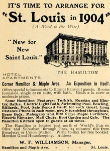 1904 Ad Hamilton Hotel Apartment Luxury Residency Lodge - ORIGINAL GH3