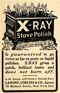1904 Ad Lamont Corliss & Co. X-Ray Stove Polish Devils - ORIGINAL GH3