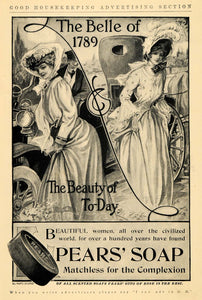 1906 Ad Pears Soap Complexion Health Beauty Fashion - ORIGINAL ADVERTISING GH3