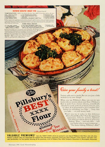 1941 Ad Pillsbury Best Flour Down South Meat Pie Recipe - ORIGINAL GH4