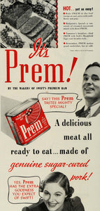 1941 Ad Prem Swift & Company Canned Premium Ham Meat - ORIGINAL ADVERTISING GH4