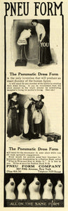 1911 Ad Pneumatic Dress Form Mannequin Dressmaking Dressmaker 557 Fifth Ave GH4