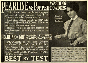 1911 Ad Pearline Soap Washing Powder Housework Chores Cleaning Product GH4