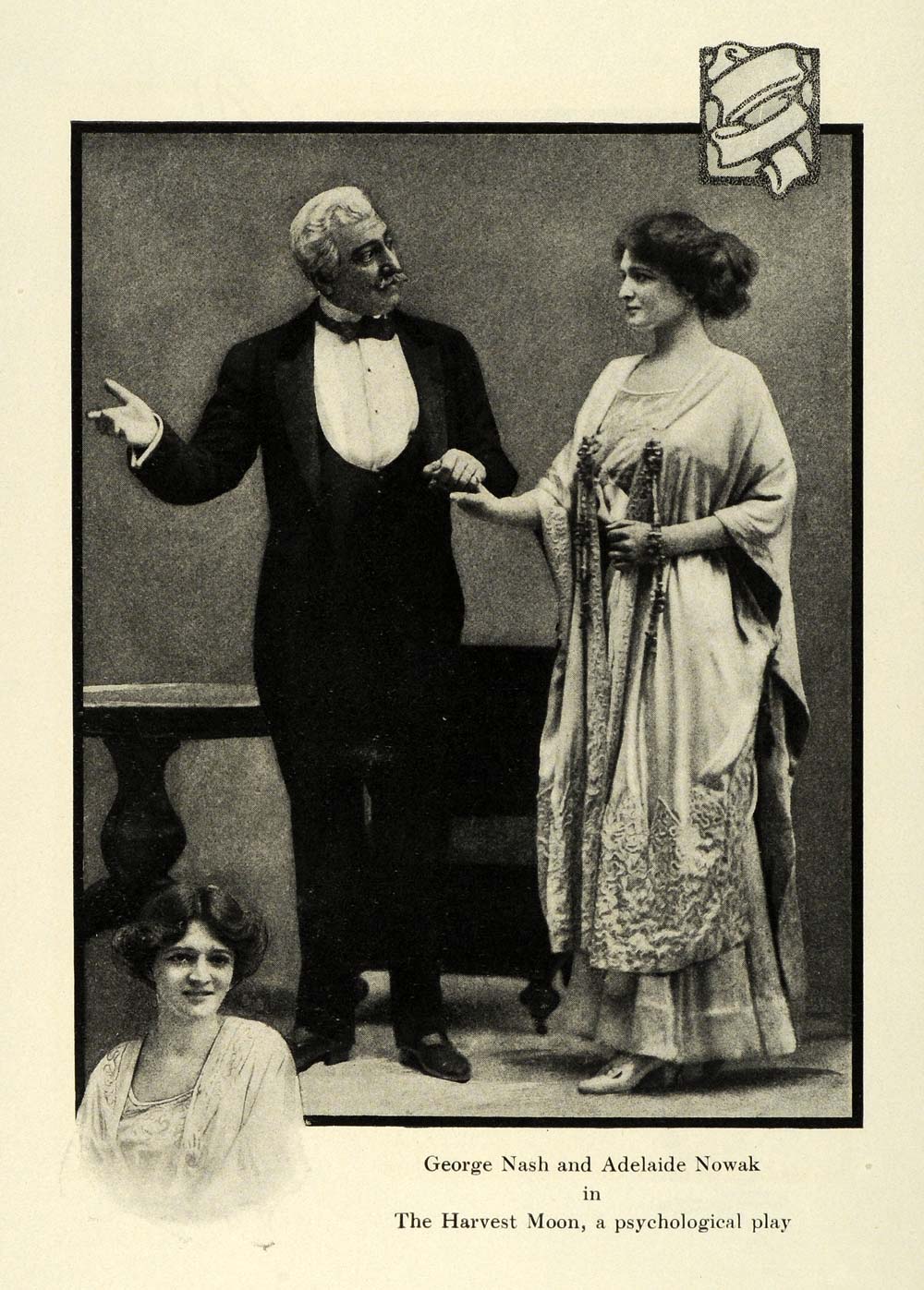 1910 Print Famous Stage Actors Actresses Acting Margaret Anglin Forbes GH4