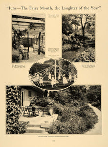 1926 Print Garden Landscapes B. Franklin Pepper etc. - ORIGINAL HISTORIC GHB1