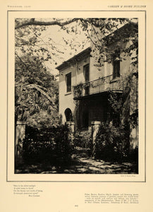 1926 Print J.C. Lyons Home Armstrong Koch Architects - ORIGINAL HISTORIC GHB1