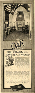 1926 Ad Sovereign Oak Hardwood Manufacturers Institute - ORIGINAL GHB1
