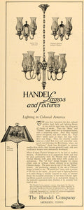 1926 Ad Handel Company Lamps Fixtures Wayside Inn Astal - ORIGINAL GHB1