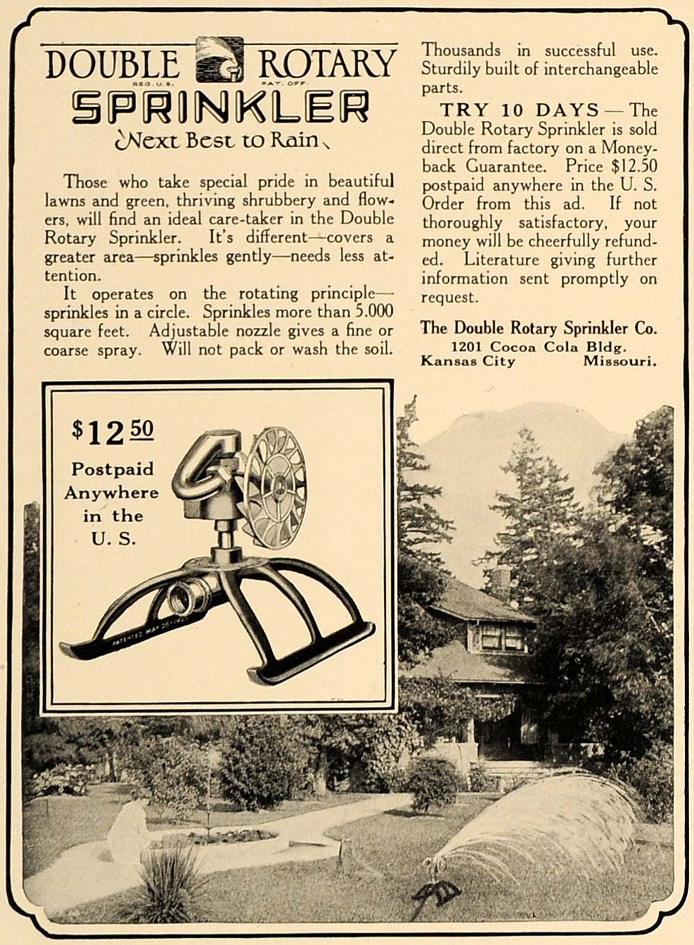 1927 Ad King Construction Co. Tonawanda Conservatory - ORIGINAL ADVERTISING GHB1