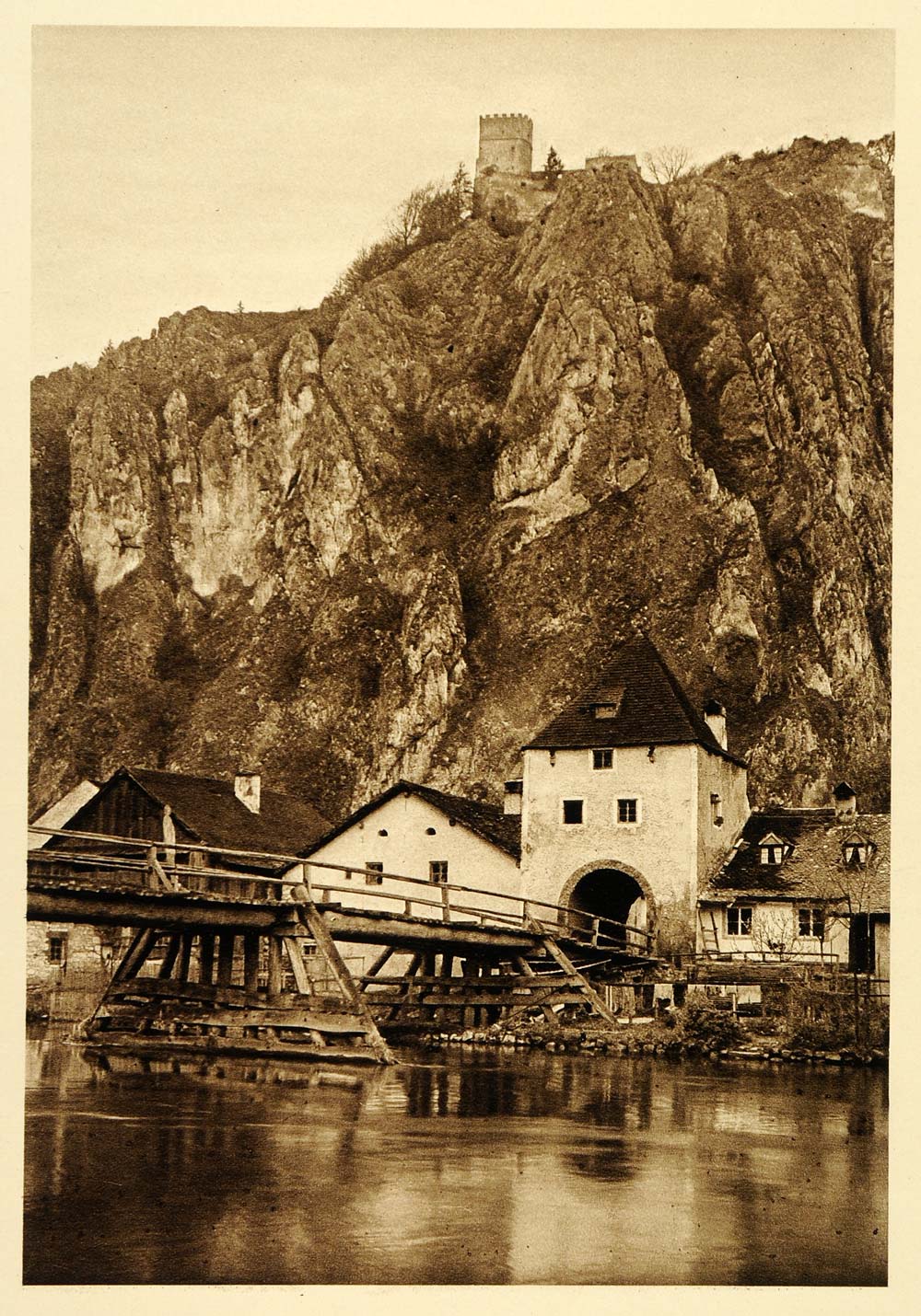 1924 Germany Bavaria Altmuhl Neu Essing Randeck Castle - ORIGINAL GR3