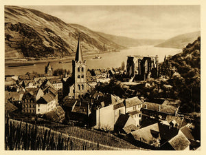 1924 Germany BacharachRomantic Rhine Wernerkapelle NICE - ORIGINAL GR3