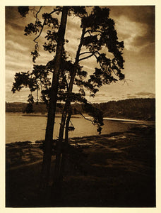 1924 Germany Berlin Wannsee Lake Photogravure Hielscher - ORIGINAL GR3