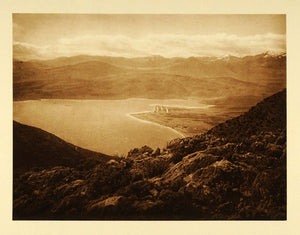 1926 Bay Itea Greece Phocis Gulf Corinthian Landscape - ORIGINAL GRC3
