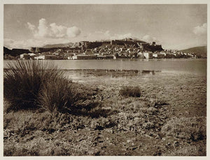 1928 Harbor Bay View Nafplion Nauplia Nauplie Greece - ORIGINAL GREECE
