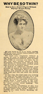 1906 Ad C L Jones Co. Dr Whitney Nerve & Flesh Builder - ORIGINAL GUN1