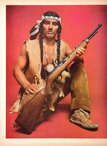 1969 Ad Savage 90 .22 Carbine 90 Shotgun Rifle Indian - ORIGINAL GUNS