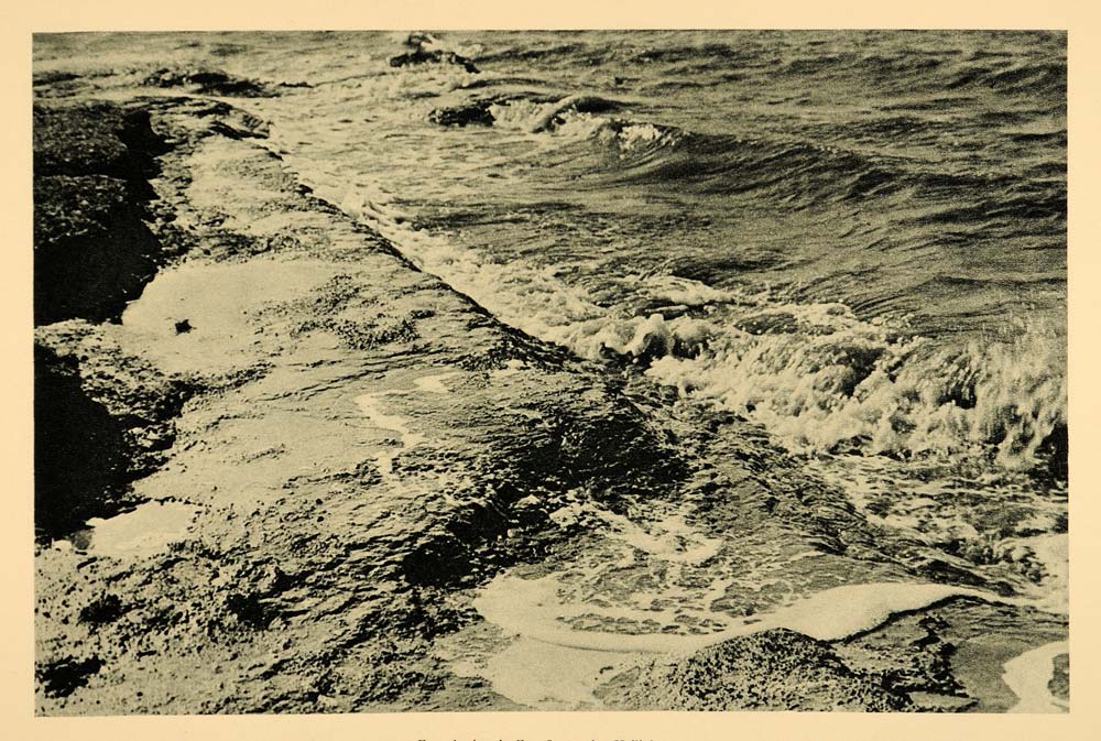 1927 Shore Hallig Halligen Island Beach Erosion Germany - ORIGINAL HAL1