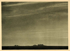 1927 Evening Hallig Langeness Halligen Island Germany - ORIGINAL HAL1