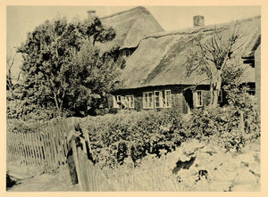 1927 Houses Warf Noderhorn Hallig Langeness Germany North Frisian Islands HAL1